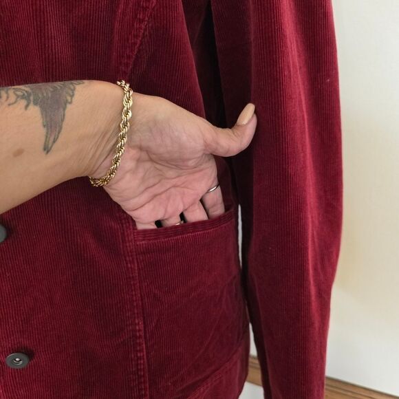 Rubbish XL Women's Red Corduroy Jacket - Picture 13 of 16